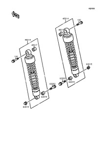 EN400 Подвеска  /  амортизатор