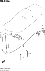 AN400 (ABS) Seat Support Bracket