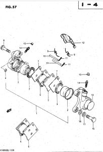 GV1400 Передний суппорт тормозной