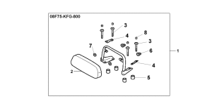 FES250 Support arriere complet