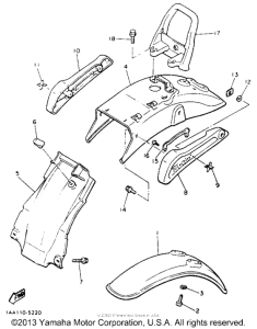 XJ700XNC Крыло