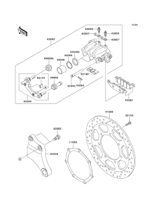 VN2000 Задний тормоз