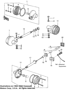KL250 Поворотники