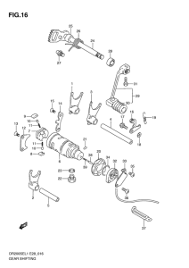 DR200 Переключение передач