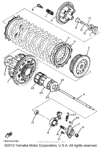 FZR400W Сцепление