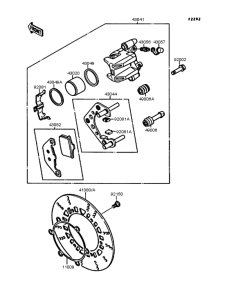 EL250 Передний тормоз