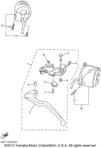 YZF-R6 Рулевые переключатели