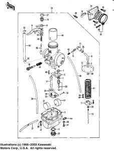 KDX450 Carburetor assy
