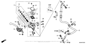  Front Brake Master Cylinder (Cbr500R)