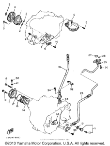 XT600SC Масляный насос