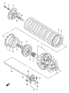 GSX600 Бендикс