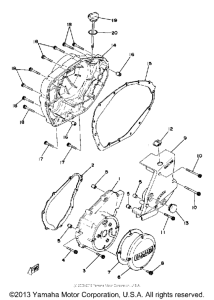 XS400-2E - 1978 Боковые крышки