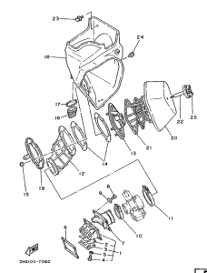 YZ125 Впускная система