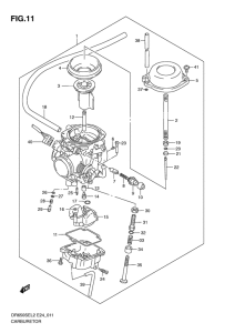DR650 Carburetor assy