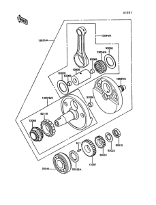 KL650 Коленвал