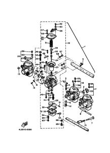 XJ650S Tobera  carburador