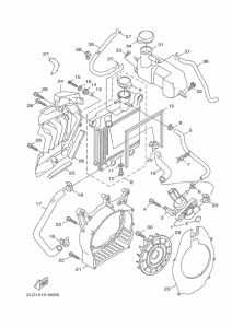XC125R Radiator & hose