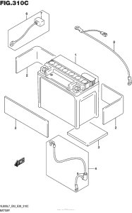 VL800T Battery (Vl800L7 E33)