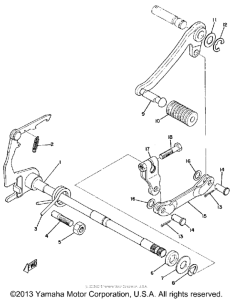 RD125B Переключение скоростей