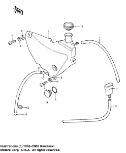 KE125 Бак масляный