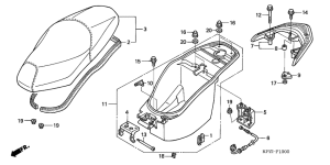 SES150 Seat / luggage box
