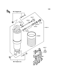 ZX900 Амортизатор