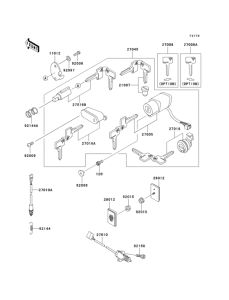 VN800 Замок зажикания