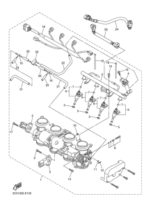 YZF-R6 Впускная система 2