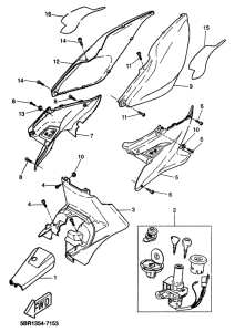YQ50 Боковые обтекатели