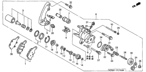 NSS250 Задний суппорт