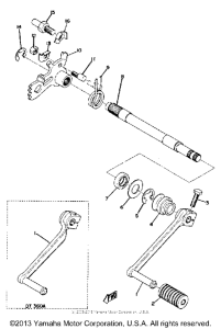 DT250A Переключение скоростей
