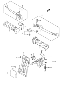 AN650 (ABS) Рулевой рычаг
