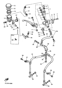 FZR400RR ﾌﾛﾝﾄﾏｽﾀｼﾘﾝﾀﾞ