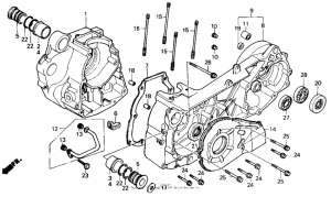 CH250 Картер двигателя