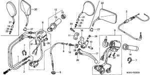VT1100C2 Рулевой переключатель