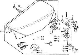 XL125 Сиденье