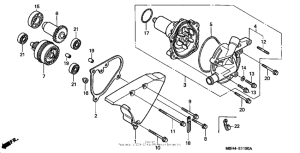 VT1100C3 Водяной насос