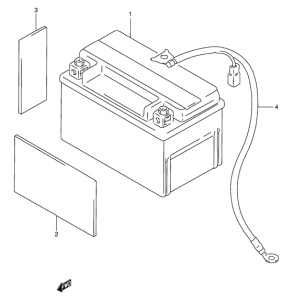 GSX250 Аккумулятор