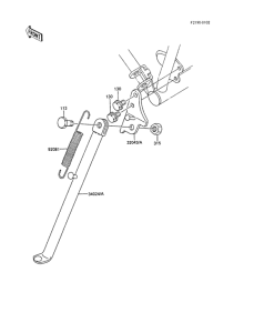 KX60 Подножка