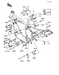 KZ1000 Рама ,крепежные детали