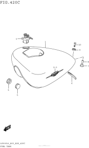LS650 Fuel Tank (Ls650L5 E33)