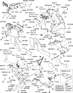 ZX600 Cowling lowers(p7f)