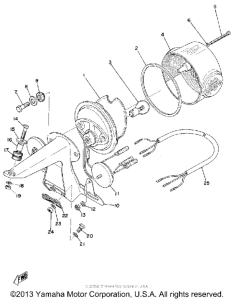 RD200A Задний фонарь