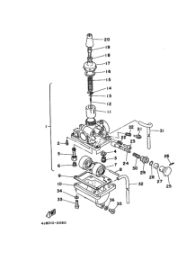 MR50 Tobera  carburador