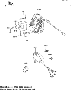 KX125 Зажигание