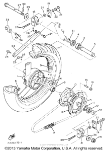 FZR1000U Переднее колесо