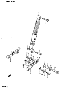 FR80 Передние аммортизаторы