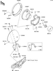 VN900 Headlight(s)(d6f-d8f)