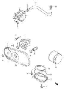 VX800 Масляный и топливный насос