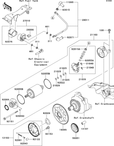 EX250 Стартер